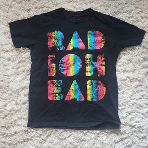 Radiohead Rare Tour Shirt Metallic Rainbow